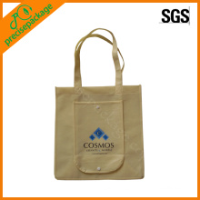 Customized Snap Button Folding Bags with Pocket